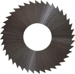 Controx - 1" Diam x 0.0469" Blade Thickness x 3/8" Arbor Hole Diam, 40 Tooth Slitting and Slotting Saw - Arbor Connection, Right Hand, Uncoated, Cobalt, Concave Ground, Contains Keyway - USA Tool & Supply