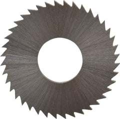 Controx - 1" Diam x 1/16" Blade Thickness x 3/8" Arbor Hole Diam, 40 Tooth Slitting and Slotting Saw - Arbor Connection, Right Hand, Uncoated, Cobalt, Concave Ground, Contains Keyway - USA Tool & Supply