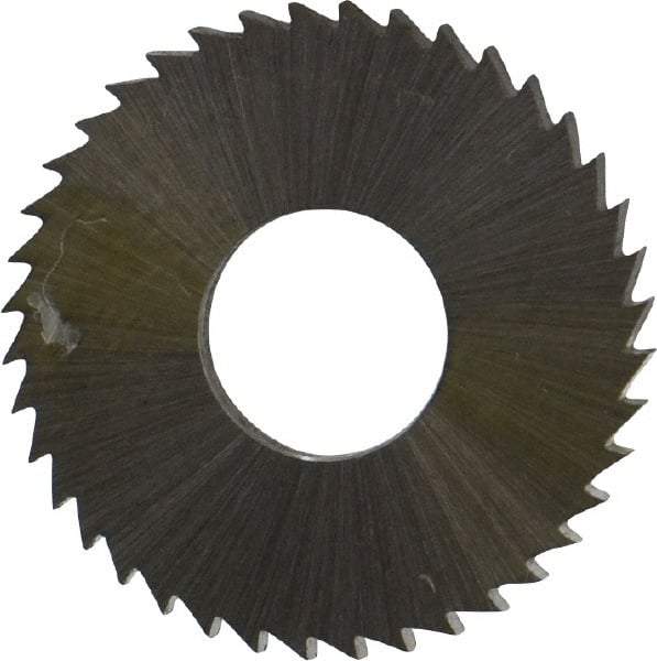 Controx - 1" Diam x 0.0938" Blade Thickness x 3/8" Arbor Hole Diam, 40 Tooth Slitting and Slotting Saw - Arbor Connection, Right Hand, Uncoated, Cobalt, Concave Ground, Contains Keyway - USA Tool & Supply