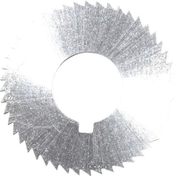 Controx - 1-1/4" Diam x 1/16" Blade Thickness x 1/2" Arbor Hole Diam, 48 Tooth Slitting and Slotting Saw - Arbor Connection, Right Hand, Uncoated, Cobalt, Concave Ground, Contains Keyway - USA Tool & Supply