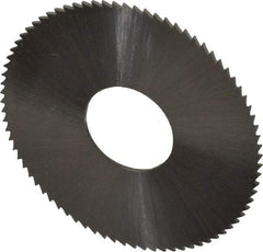 Controx - 1-1/2" Diam x 0.025" Blade Thickness x 1/2" Arbor Hole Diam, 80 Tooth Slitting & Slotting Saw - Arbor Connection, Right Hand, Uncoated, M2 High Speed Steel, Concave Ground - USA Tool & Supply