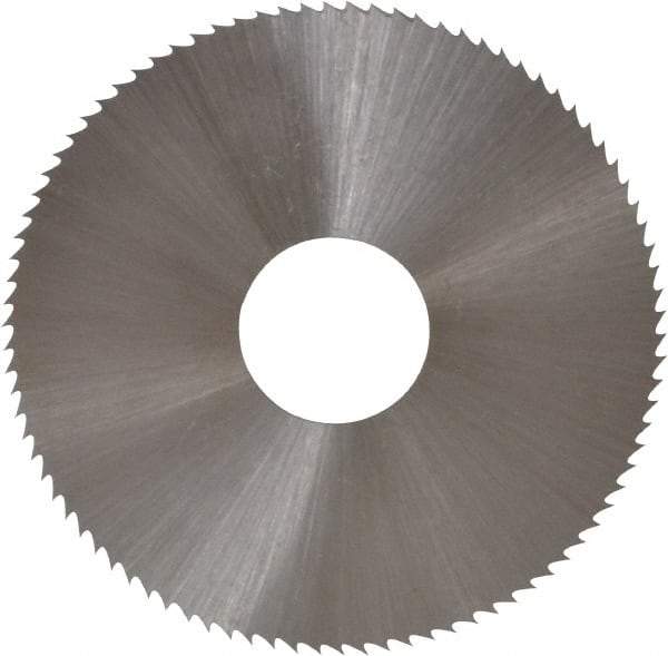 Controx - 1-3/4" Diam x 0.018" Blade Thickness x 1/2" Arbor Hole Diam, 90 Tooth Slitting and Slotting Saw - Arbor Connection, Right Hand, Uncoated, High Speed Steel, Concave Ground - USA Tool & Supply