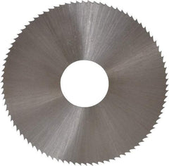 Controx - 1-3/4" Diam x 0.018" Blade Thickness x 1/2" Arbor Hole Diam, 90 Tooth Slitting and Slotting Saw - Arbor Connection, Right Hand, Uncoated, High Speed Steel, Concave Ground - USA Tool & Supply