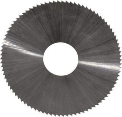 Controx - 1-3/4" Diam x 0.02" Blade Thickness x 1/2" Arbor Hole Diam, 90 Tooth Slitting and Slotting Saw - Arbor Connection, Right Hand, Uncoated, High Speed Steel, Concave Ground - USA Tool & Supply