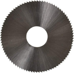 Controx - 1-3/4" Diam x 0.025" Blade Thickness x 1/2" Arbor Hole Diam, 90 Tooth Slitting & Slotting Saw - Arbor Connection, Right Hand, Uncoated, M2 High Speed Steel, Concave Ground - USA Tool & Supply