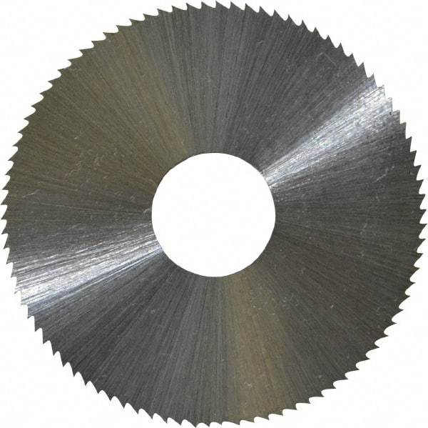 Controx - 1-3/4" Diam x 0.0313" Blade Thickness x 1/2" Arbor Hole Diam, 90 Tooth Slitting & Slotting Saw - Arbor Connection, Right Hand, Uncoated, M2 High Speed Steel, Concave Ground - USA Tool & Supply