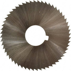 Controx - 1-3/4" Diam x 0.0469" Blade Thickness x 1/2" Arbor Hole Diam, 56 Tooth Slitting and Slotting Saw - Arbor Connection, Right Hand, Uncoated, Cobalt, Concave Ground, Contains Keyway - USA Tool & Supply