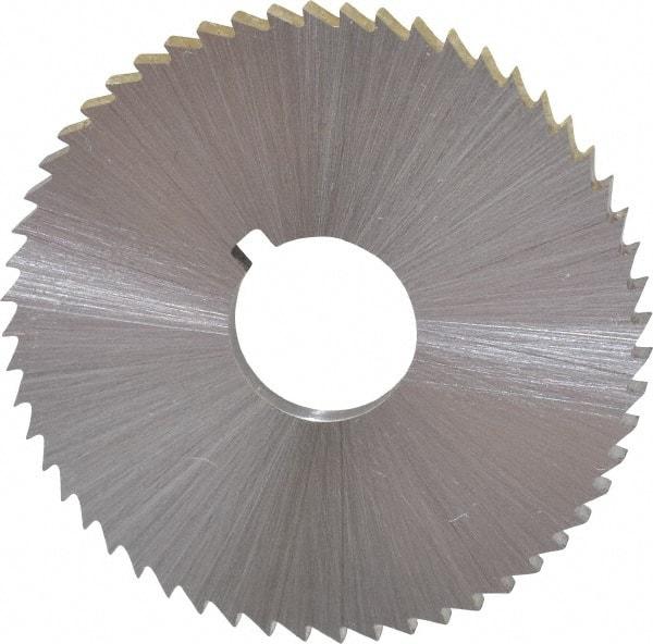 Controx - 2" Diam x 0.0156" Blade Thickness x 5/8" Arbor Hole Diam, 132 Tooth Slitting and Slotting Saw - Arbor Connection, Right Hand, Uncoated, High Speed Steel, Concave Ground - USA Tool & Supply