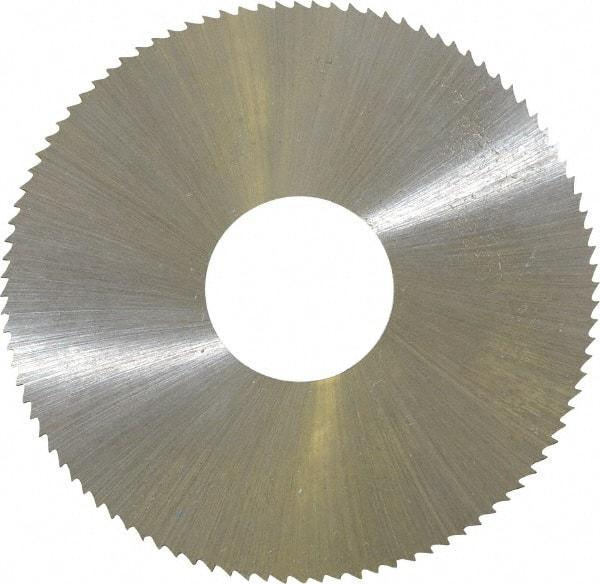 Controx - 2" Diam x 0.025" Blade Thickness x 5/8" Arbor Hole Diam, 100 Tooth Slitting & Slotting Saw - Arbor Connection, Right Hand, Uncoated, M2 High Speed Steel, Concave Ground - USA Tool & Supply