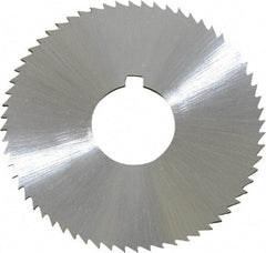 Controx - 2" Diam x 0.0469" Blade Thickness x 5/8" Arbor Hole Diam, 64 Tooth Slitting and Slotting Saw - Arbor Connection, Right Hand, Uncoated, Cobalt, Concave Ground, Contains Keyway - USA Tool & Supply