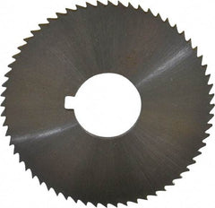 Controx - 2" Diam x 0.0781" Blade Thickness x 5/8" Arbor Hole Diam, 64 Tooth Slitting and Slotting Saw - Arbor Connection, Right Hand, Uncoated, Cobalt, Concave Ground, Contains Keyway - USA Tool & Supply