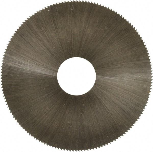 Controx - 2-1/2" Diam x 0.01" Blade Thickness x 5/8" Arbor Hole Diam, 160 Tooth Slitting and Slotting Saw - Arbor Connection, Right Hand, Uncoated, High Speed Steel, Concave Ground - USA Tool & Supply