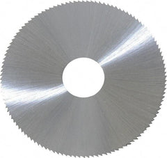 Controx - 2-1/2" Diam x 0.0313" Blade Thickness x 5/8" Arbor Hole Diam, 120 Tooth Slitting & Slotting Saw - Arbor Connection, Right Hand, Uncoated, M2 High Speed Steel, Concave Ground - USA Tool & Supply