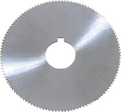 Controx - 2-1/2" Diam x 0.04" Blade Thickness x 5/8" Arbor Hole Diam, 120 Tooth Slitting and Slotting Saw - Arbor Connection, Right Hand, Uncoated, Cobalt, Concave Ground, Contains Keyway - USA Tool & Supply