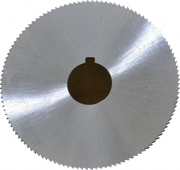 Controx - 2-1/2" Diam x 0.0469" Blade Thickness x 5/8" Arbor Hole Diam, 120 Tooth Slitting and Slotting Saw - Arbor Connection, Right Hand, Uncoated, Cobalt, Concave Ground, Contains Keyway - USA Tool & Supply