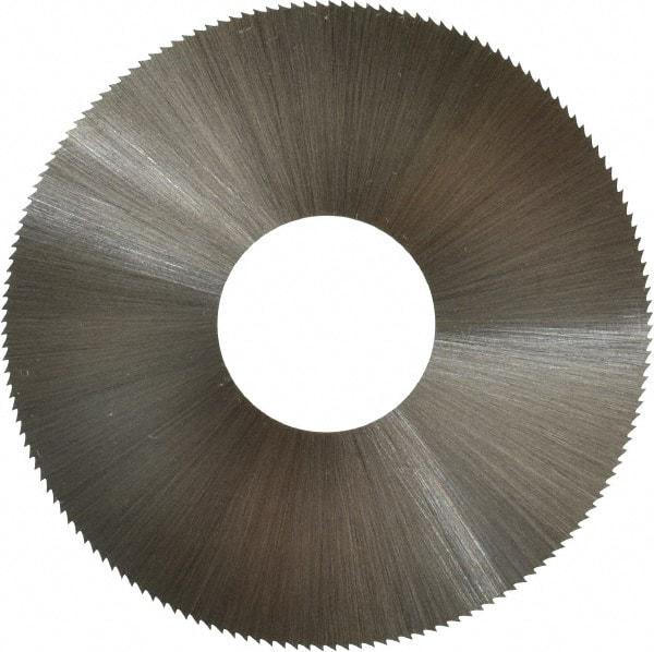 Controx - 3" Diam x 0.014" Blade Thickness x 1" Arbor Hole Diam, 160 Tooth Slitting and Slotting Saw - Arbor Connection, Right Hand, Uncoated, High Speed Steel, Concave Ground - USA Tool & Supply