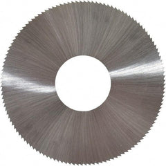 Controx - 3" Diam x 0.02" Blade Thickness x 1" Arbor Hole Diam, 160 Tooth Slitting and Slotting Saw - Arbor Connection, Right Hand, Uncoated, High Speed Steel, Concave Ground - USA Tool & Supply