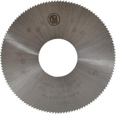 Controx - 3" Diam x 0.0313" Blade Thickness x 1" Arbor Hole Diam, 128 Tooth Slitting & Slotting Saw - Arbor Connection, Right Hand, Uncoated, M2 High Speed Steel, Concave Ground - USA Tool & Supply