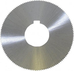 Controx - 3" Diam x 0.0469" Blade Thickness x 1" Arbor Hole Diam, 128 Tooth Slitting and Slotting Saw - Arbor Connection, Right Hand, Uncoated, Cobalt, Concave Ground, Contains Keyway - USA Tool & Supply