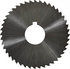 Controx - 1-3/4" Diam x 0.04" Blade Thickness x 1/2" Arbor Hole Diam, 44 Tooth Slitting and Slotting Saw - Arbor Connection, Right Hand, Uncoated, Cobalt, 15° Rake, Concave Ground, Contains Keyway - USA Tool & Supply