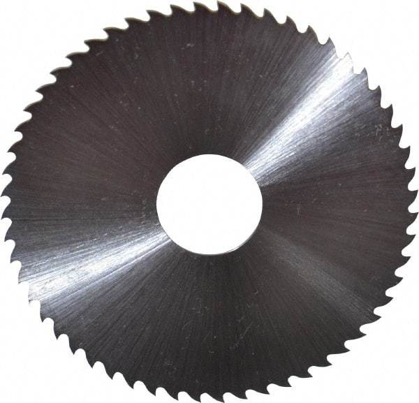 Controx - 2-1/2" Diam x 0.0313" Blade Thickness x 5/8" Arbor Hole Diam, 56 Tooth Slitting & Slotting Saw - Arbor Connection, Right Hand, Uncoated, M2 High Speed Steel, 15° Rake, Concave Ground - USA Tool & Supply