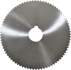 Controx - 5" Diam x 0.0313" Blade Thickness x 1" Arbor Hole Diam, 80 Tooth Slitting and Slotting Saw - Arbor Connection, Right Hand, Uncoated, Cobalt, 15° Rake, Concave Ground - USA Tool & Supply