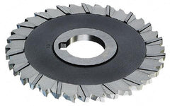 Controx - 5" Blade Diam x x 0.1563" Blade Thickness, 1" Hole, 40 Teeth, Cobalt Side Chip Saw - Staggered Tooth, Arbor Connection, Right Hand Cut, Uncoated, with Keyway - USA Tool & Supply