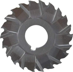 Controx - 2" Blade Diam x 1/16" Blade Thickness, 5/8" Hole, 22 Teeth, Cobalt Side Chip Saw - Staggered Tooth, Arbor Connection, Right Hand Cut, Uncoated, with Keyway - USA Tool & Supply