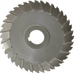 Controx - 5" Blade Diam x 1/8" Blade Thickness, 1" Hole, 40 Teeth, Cobalt Side Chip Saw - Staggered Tooth, Arbor Connection, Right Hand Cut, Uncoated, with Keyway - USA Tool & Supply