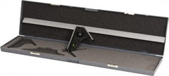 SPI - 2 Piece, 24" Combination Square Set - 1/16, 1/32, 1/64 & 1/8" (4R) Graduation, Hardened Steel Blade, Hardened Steel Square Head - USA Tool & Supply