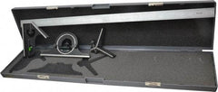 SPI - 4 Piece, 24" Combination Square Set - 1/100, 1/32, 1/50 & 1/64" (16R) Graduation, Hardened Steel Blade, Hardened Steel Center, Protractor & Square Head - USA Tool & Supply