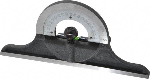 SPI - 12 to 24 Inch Long Blade, Combination Square Protractor Head - Cast Iron - USA Tool & Supply