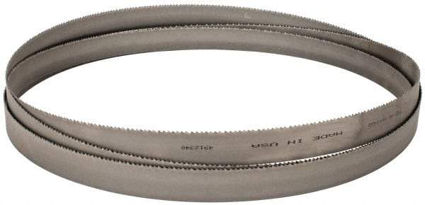 Lenox - 5 to 8 TPI, 14' 6" Long x 1-1/4" Wide x 0.042" Thick, Welded Band Saw Blade - Bi-Metal, Toothed Edge, Raker Tooth Set, Flexible Back - USA Tool & Supply