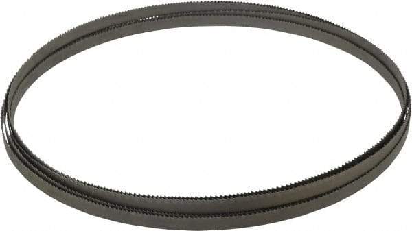 Lenox - 10 to 14 TPI, 12' 6" Long x 3/8" Wide x 0.025" Thick, Welded Band Saw Blade - Bi-Metal, Toothed Edge, Modified Raker Tooth Set, Flexible Back, Contour Cutting - USA Tool & Supply