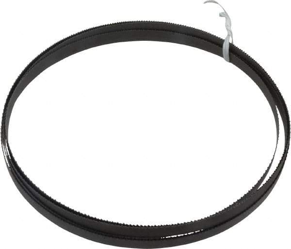 Lenox - 10 to 14 TPI, 12' 6" Long x 1/2" Wide x 0.025" Thick, Welded Band Saw Blade - Bi-Metal, Toothed Edge, Modified Raker Tooth Set, Flexible Back, Contour Cutting - USA Tool & Supply