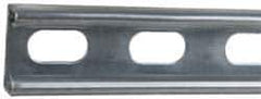 Cooper B-Line - 10' Long x 1-5/8" Wide x 13/16" High, 14 Gauge, Strip Steel, Half Slot Framing Channel & Strut - 0.075" Thick, Pre-Galvanized - USA Tool & Supply