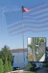 Valley Forge Flag Co - Flag Poles & Kits Type: Flag Pole Mounting: Portable - USA Tool & Supply