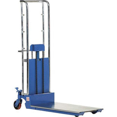 Vestil - 300 Lb Capacity Portable Hydraulic Hefty Lift Table - 3-1/2" Lift Height, 40" Platform Length x 23" Platform Width - USA Tool & Supply