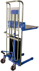 Vestil - 880 Lb Capacity Portable Hydraulic Hefty Lift Table - 3-1/2" Lift Height, 24" Platform Length x 23" Platform Width - USA Tool & Supply