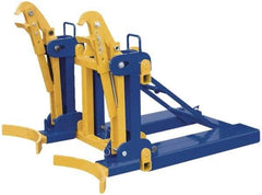 Vestil - 2,000 Lb Load Capacity, 30 & 55 Gal Forklift Drum Handler - 43" Wide x 32" High - USA Tool & Supply