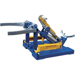 Vestil - 1,000 Lb Load Capacity, 30 & 55 Gal Forklift Drum Handler - 29" Wide x 28-3/4" High - USA Tool & Supply