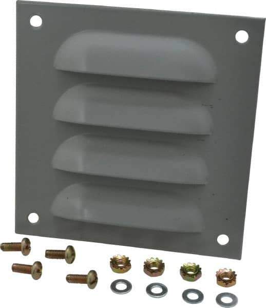 Cooper B-Line - Electrical Enclosure Steel Louver Plate Kit - For Use with Cooper B-Line Enclosures - USA Tool & Supply