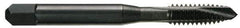 OSG - 1/2-20 UNF, 3 Flute, TiCN Finish, Vanadium High Speed Steel Spiral Point Tap - Plug Chamfer, Right Hand Thread, 3-3/8" OAL, 1-21/32" Thread Length, 0.367" Shank Diam, 3B Class of Fit - Exact Industrial Supply