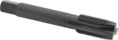 OSG - 5/8-18 UNF, 3 Flute, Oxide Finish, Vanadium High Speed Steel Spiral Point Tap - Plug Chamfer, Right Hand Thread, 3-13/16" OAL, 1-13/16" Thread Length, 0.48" Shank Diam, 3B Class of Fit, Series 280 - Exact Industrial Supply