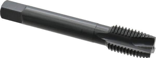 OSG - M16x2.00 Metric Coarse, 3 Flute, Oxide Finish, Vanadium High Speed Steel Spiral Point Tap - Plug Chamfer, Right Hand Thread, 3-13/16" OAL, 1-13/16" Thread Length, 0.48" Shank Diam, 6H Class of Fit, Series 289 - Exact Industrial Supply