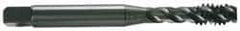 OSG - M27x3.00 Metric Coarse 4 Flute Modified Bottoming Spiral Flute Tap - Vanadium High Speed Steel, Oxide Finish, 5-1/8" OAL, Right Hand Flute, Right Hand Thread, D8 - USA Tool & Supply