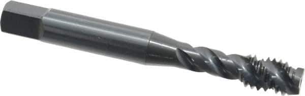 OSG - 5/16-18 UNC 3 Flute 2B Modified Bottoming Spiral Flute Tap - Vanadium High Speed Steel, Oxide Finish, 2-23/32" OAL, Right Hand Flute, Right Hand Thread, H5, Series 290 - Exact Industrial Supply