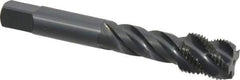 OSG - 5/8-18 UNF 4 Flute 3B Modified Bottoming Spiral Flute Tap - Vanadium High Speed Steel, Oxide Finish, 3-13/16" OAL, Right Hand Flute, Right Hand Thread, H3, Series 290 - USA Tool & Supply