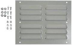 Cooper B-Line - Electrical Enclosure Steel Louver Plate Kit - For Use with Cooper B-Line Enclosures - USA Tool & Supply