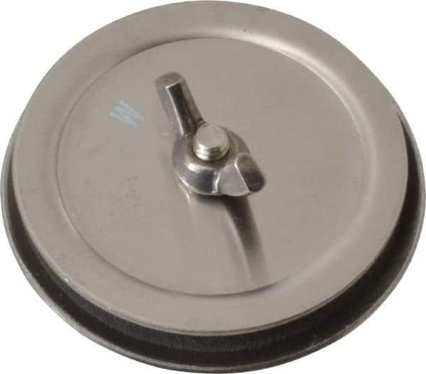 Cooper B-Line - 1-1/4" Conduit, 4X NEMA Rated, Electrical Enclosure Stainless Steel Hole Seal - UL Listed, Includes Oil-Resistant Gasket, Plated Stud & Wing Nut - USA Tool & Supply